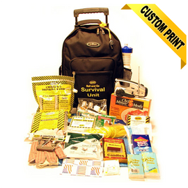 Roll and Go Survival Kit On Wheels - One Person - SKU# 13074