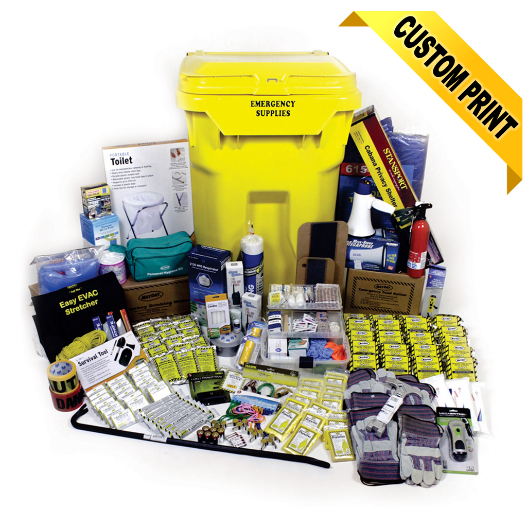 20 Person Deluxe Kit On Wheels - Now with Mayday Pouch Water - SKU# 13080