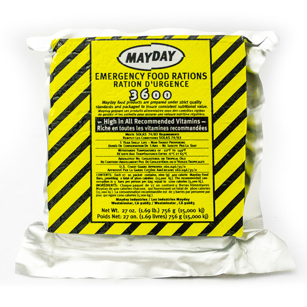 Mayday Single 3600 Calorie Food Bar - SKU# 73503