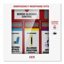 LiveSafer - Modular Emergency Response Kit (4 Inner Cases - Epi, Albuterol, Naloxone, Bleed) EN9727