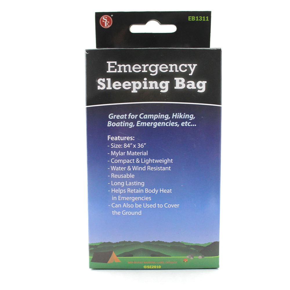 Emergency Sleeping Bag - Mylar 84 x 36 - SKU# 10738